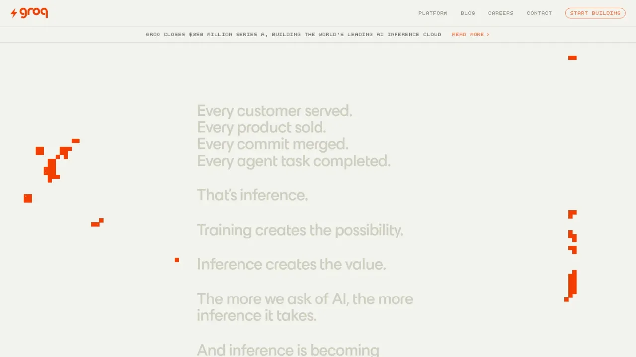 Groq screenshot