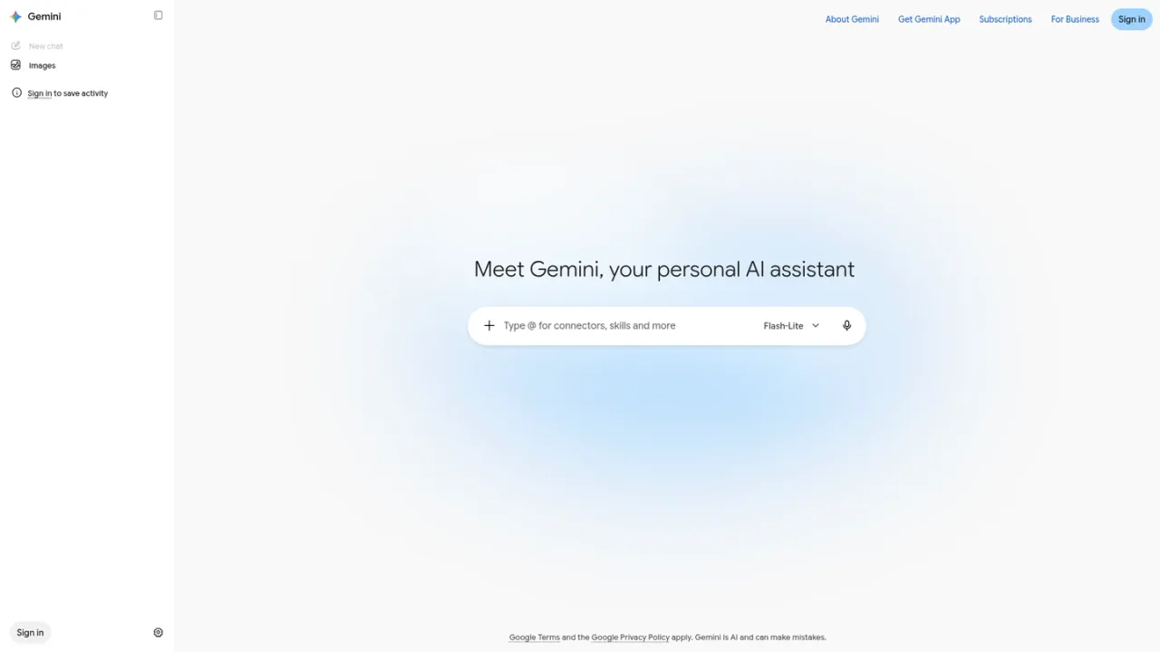 Gemini screenshot
