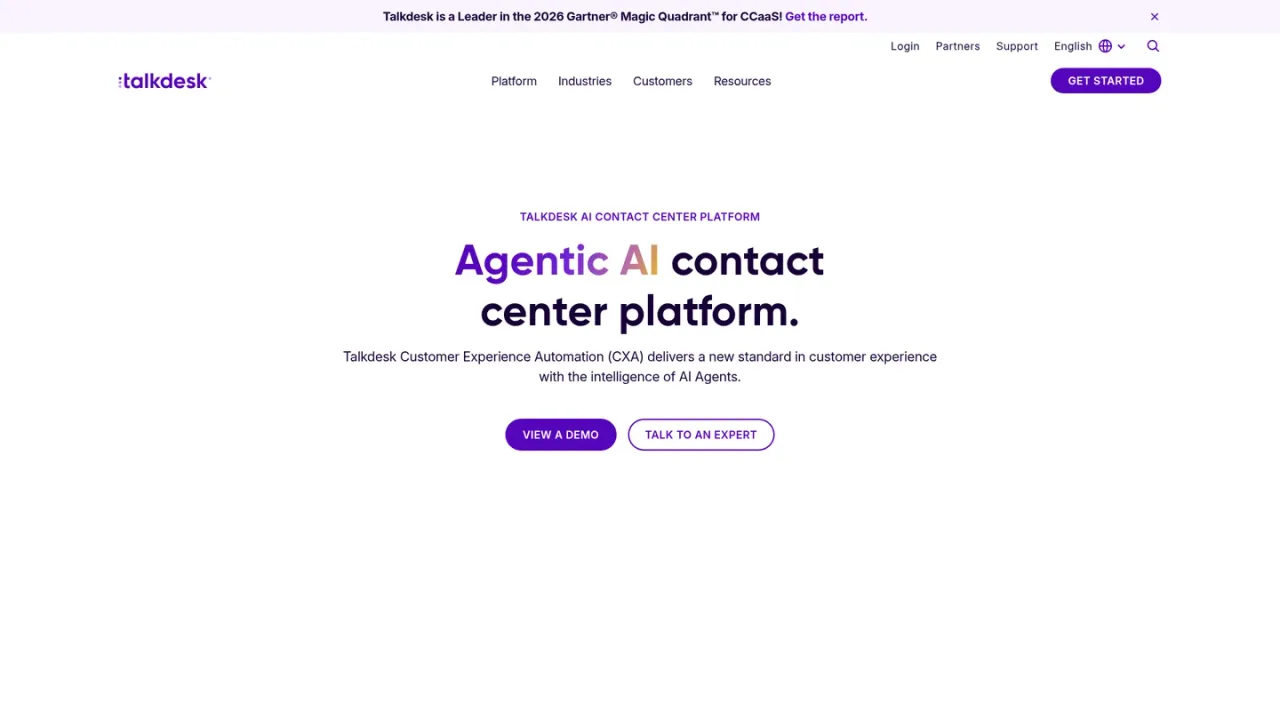 Talkdesk AI 截图