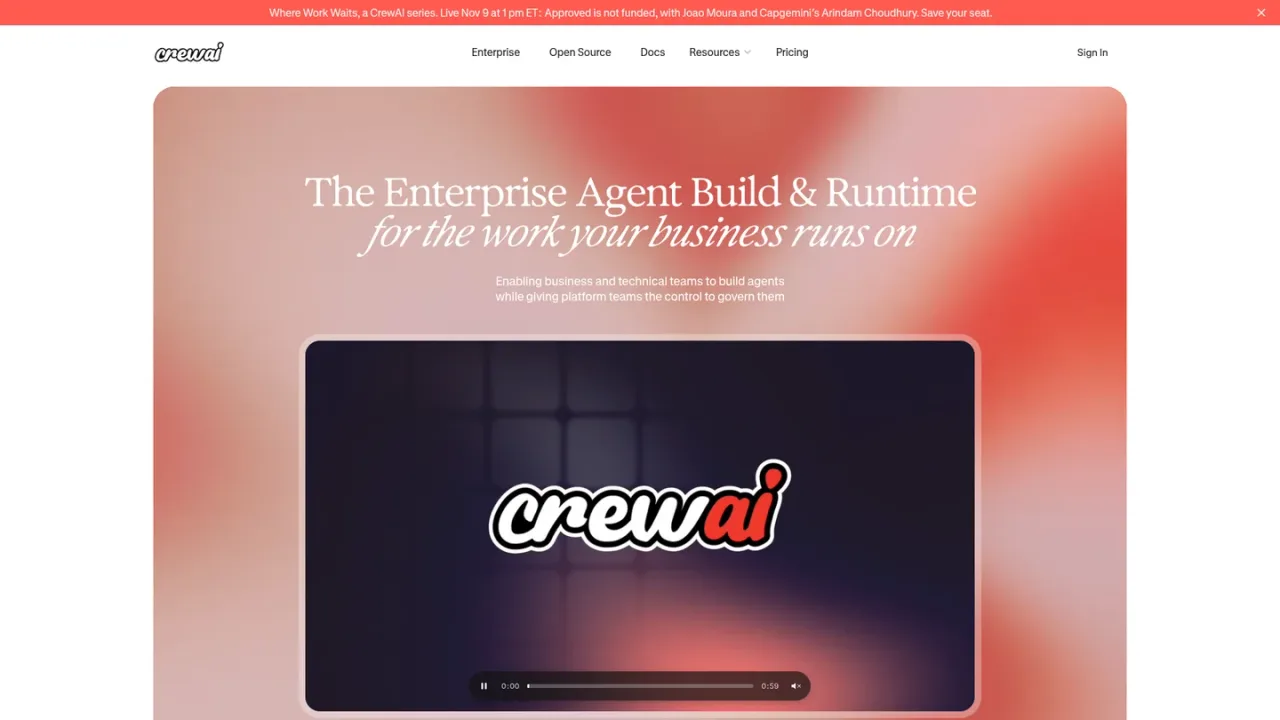 CrewAI 截图