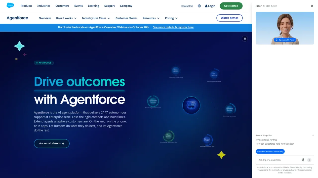 Agentforce screenshot