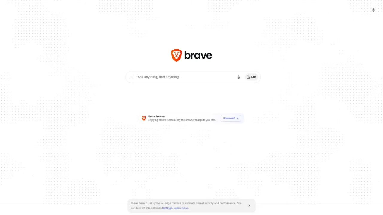 Brave Search AI 截图