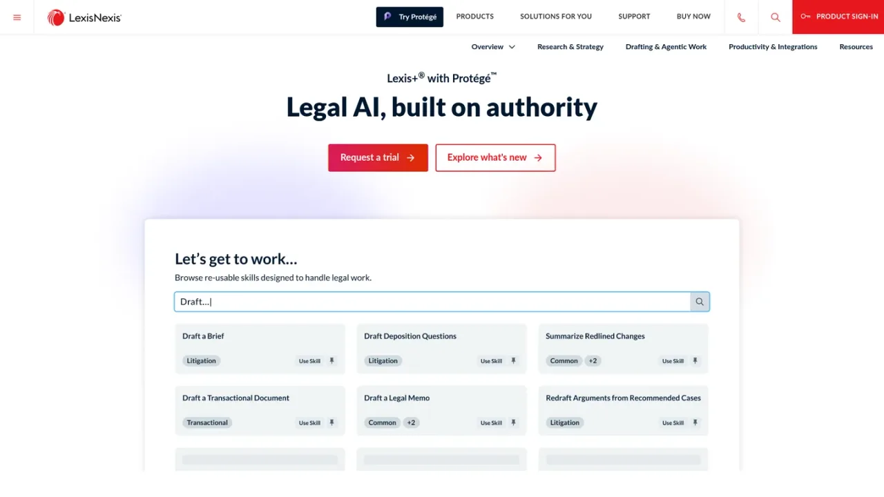 Lexis+ AI screenshot