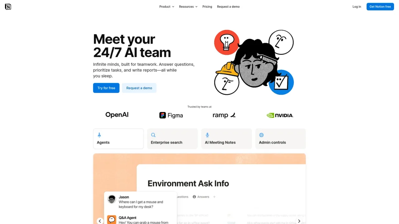 Notion AI screenshot