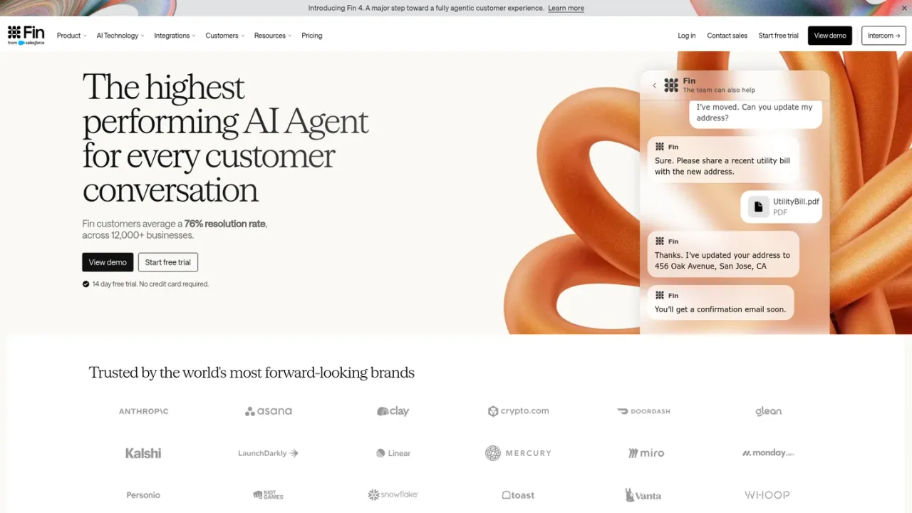 Fin screenshot