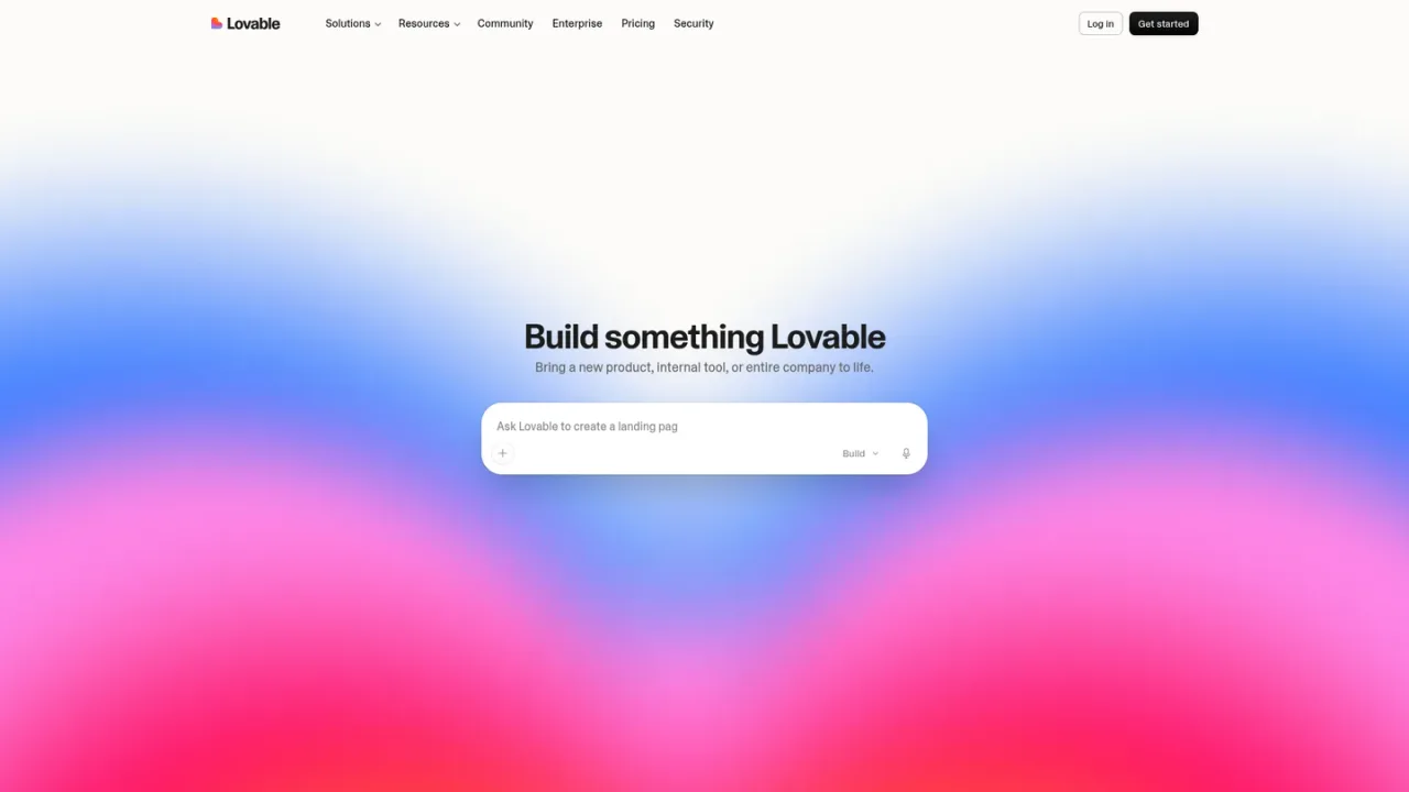 Lovable screenshot