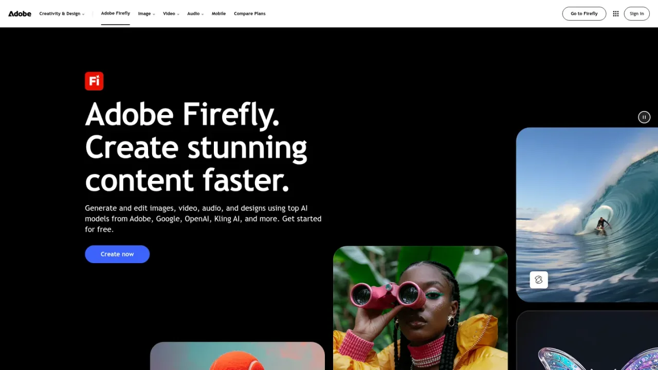 Adobe Firefly screenshot