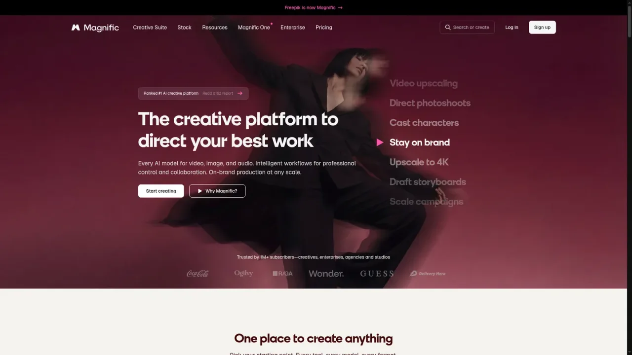 Magnific screenshot