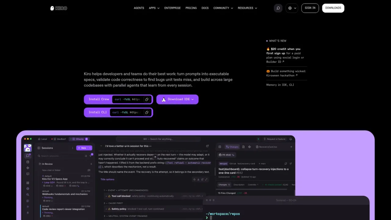 Kiro screenshot